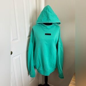 Essentials Style Mint Leaf Oversized Hoodie – Streetwear – Size L
